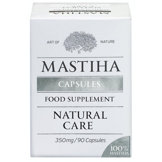 Natūrali Mastiha 100% - 90 kapsulių (po 350 mg)